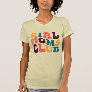 Girl Mammor Klubb Groovy Retro Summer Vibes Ledsen T Shirt