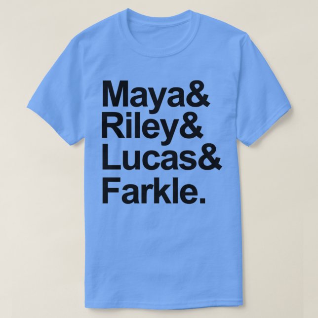 Girl Meets World characters  T Shirt (Design framsida)