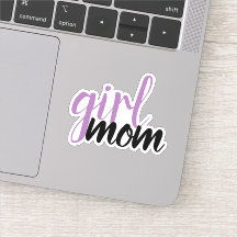Girl Mom-klistermärke