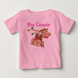 Girl Monkey Big Cousin Tee