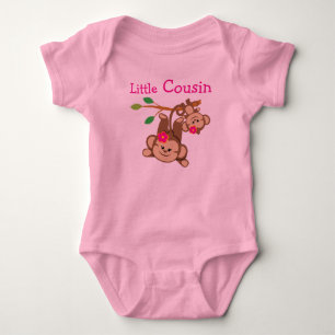 Girl Monkey Little Cousin T-shirt