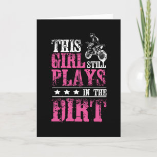 Girl Motocross Dirt Bike Kort