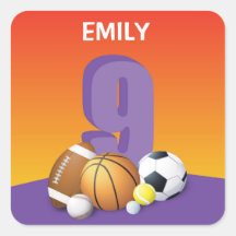 Girl Nth Birthday Sports Bollar