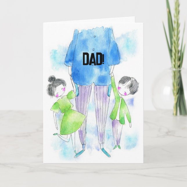 GIRL- OCH BOY FARS DAG-KORT TACK KORT (Framsida)