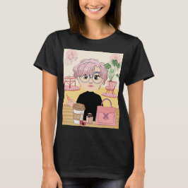 GIRL OCH MAPPA UPP T SHIRT