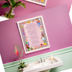 Girl of Goo Dikt Candy Missing Teeth Dentist Poster