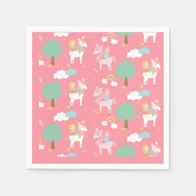 Girl on Horse Pappersservett (Framsidan)