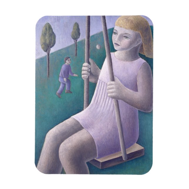 Girl on Swing 1996 Magnet (Vertikal)