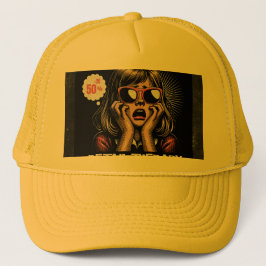 "Girl Panic Shopping: Fashionista Cap Design" Keps