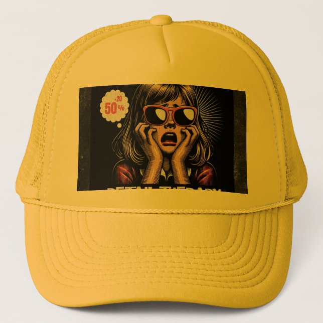 "Girl Panic Shopping: Fashionista Cap Design" Keps (Framsida)