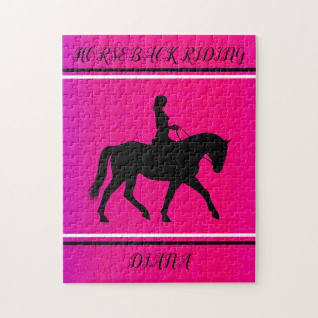  GIRL PERSONLIG PUZZLE. JIGSAW PUSSEL (Vertikal)