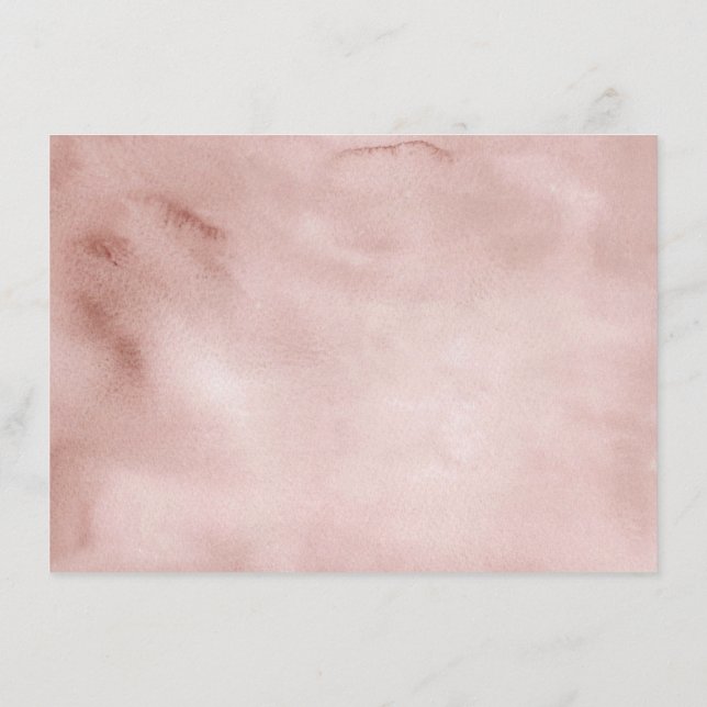 Girl Pink Bow Shell Baby Shower Thank You Card Tilläggskort (Baksida)