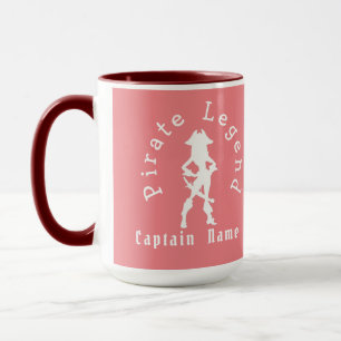 Girl Pirat Rosa mugg