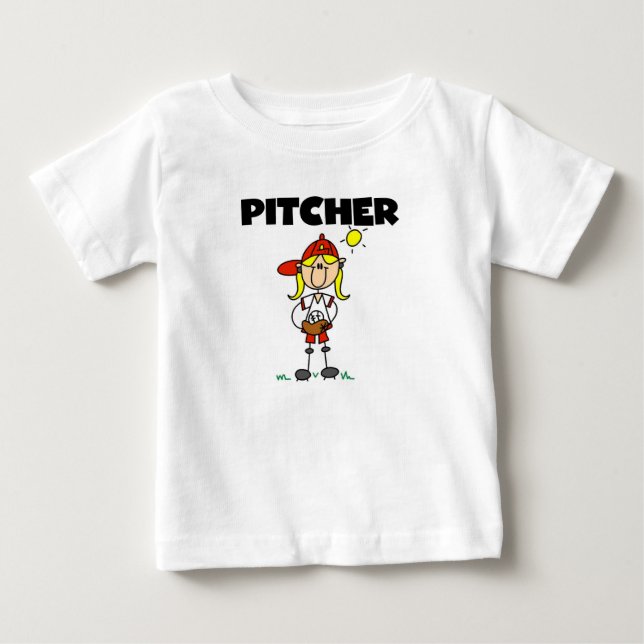 Girl Pitcher T Shirt (Framsida)