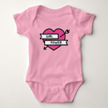Girl Power Baby One Biet Bodykostym