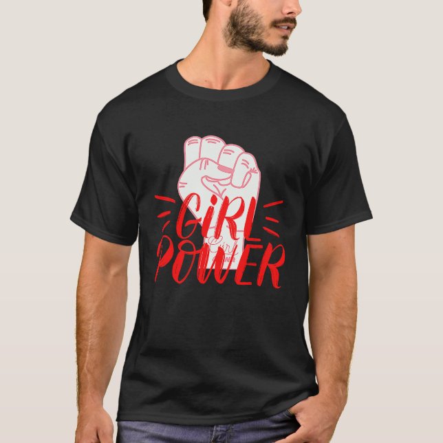 Girl Power Black History Emancipation Feminist Fir T Shirt (Framsida)
