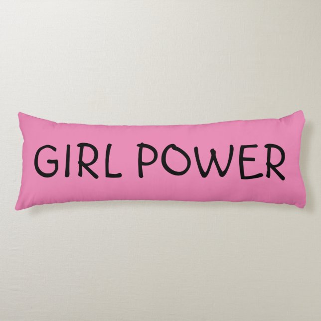 GIRL POWER BODY PILLOW FOR GIRLS KROPPSKUDDE (Framsidan)