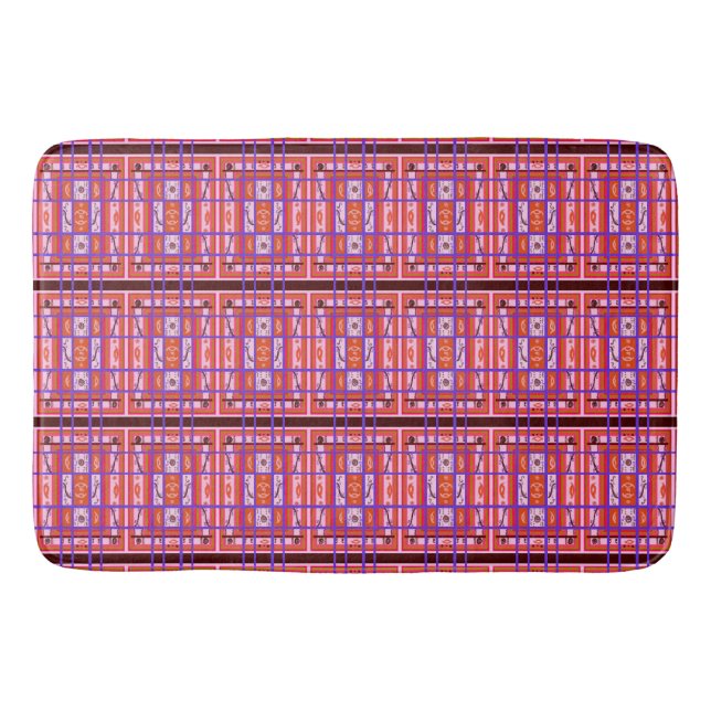 Girl Power Curvy Play abstrakt bad mat Badrumsmatta (Framsidan)