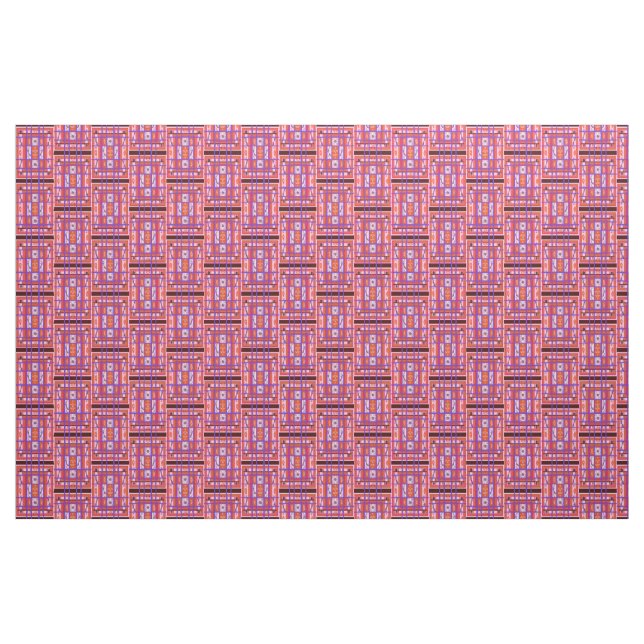 Girl Power Curvy Play Abstrakt folk Art-väv Tyg (Yard)