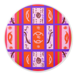 Girl Power Curvy Play Ceramic drawer-knapp Knopp