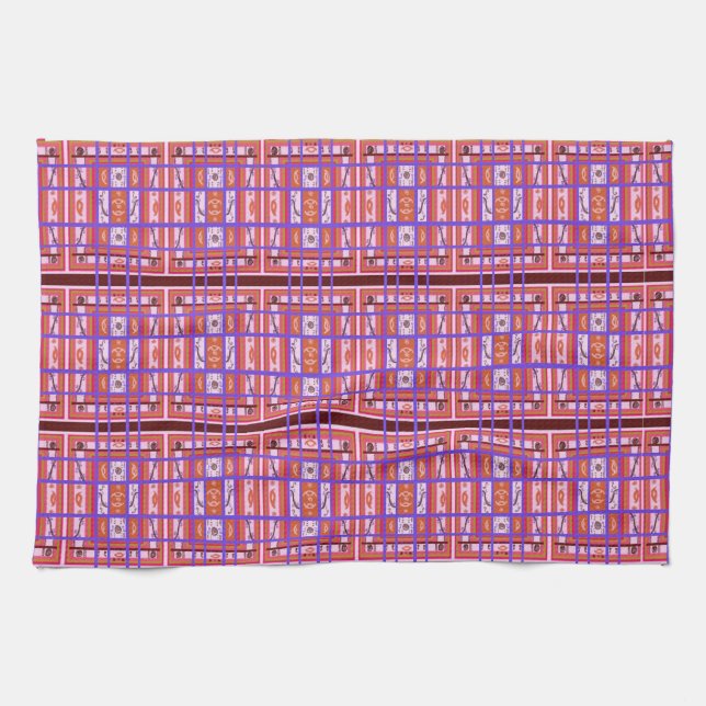 Girl Power Curvy Play Repeat Design Kitchen Towel Kökshandduk (Horisontell)