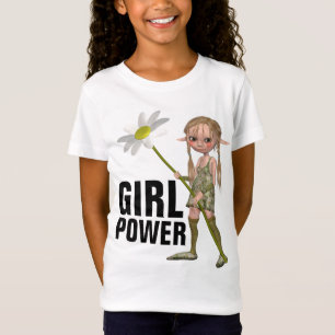 GIRL POWER, CUTE ELF T-Shirts