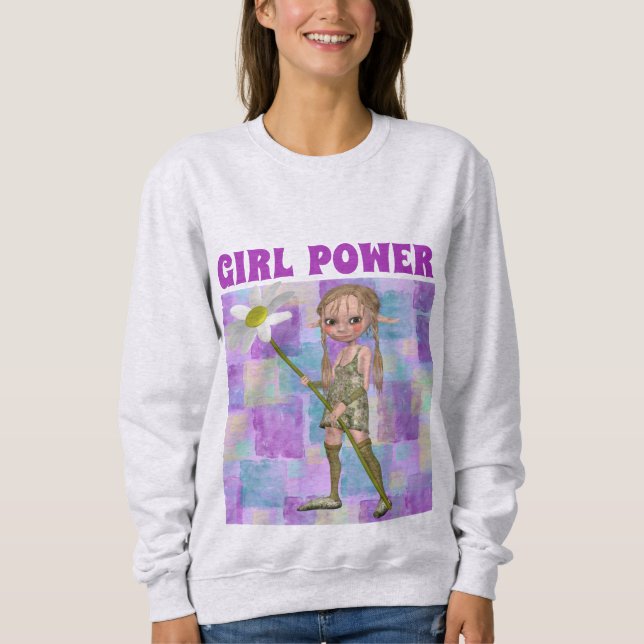 GIRL POWER ELF GIRL T-SHIRTS (Framsida)