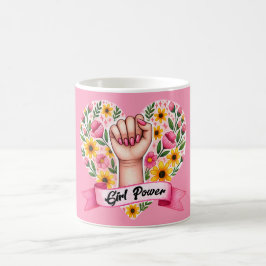 Girl Power Feminist Kaffemugg