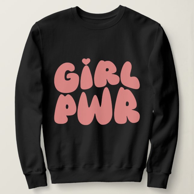 Girl Power Feminist T Shirt (Design framsida)