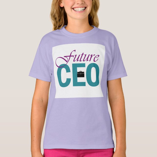 Girl Power - Future CEO T-shirt (Framsida)