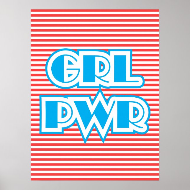 Girl Power, Grl Pwr. Poster (Framsidan)