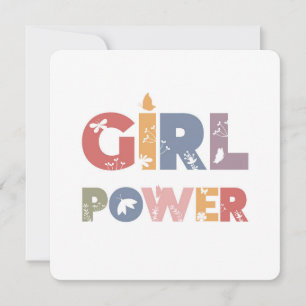 Girl Power Julkort