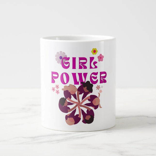 Girl Power Jumbo Mugg (Framsidan)