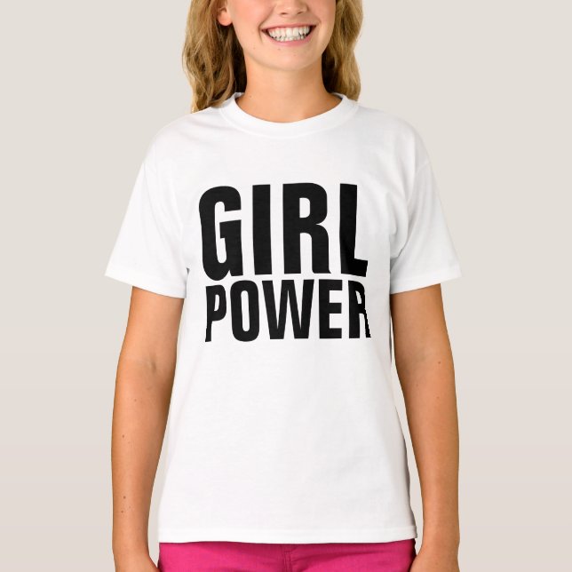 GIRL POWER Kids Girls T-shirts (Framsida)
