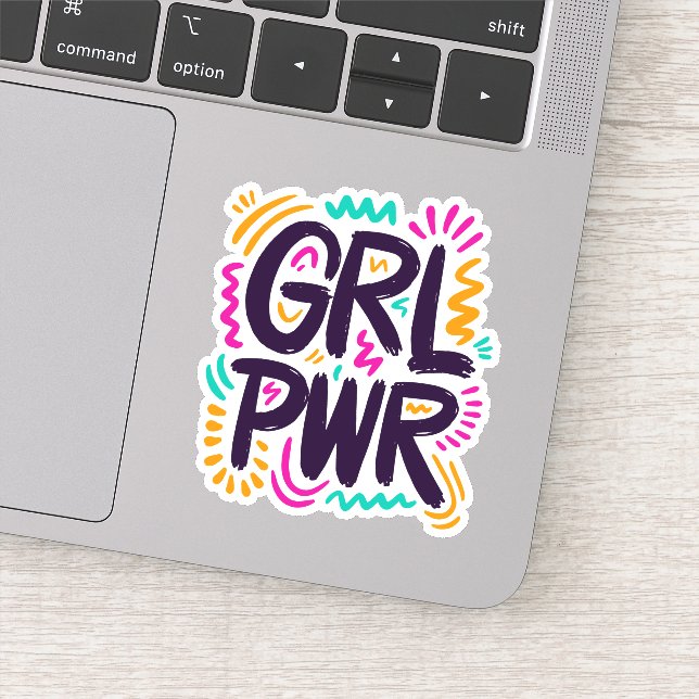 Girl Power Klistermärken (Detalj)