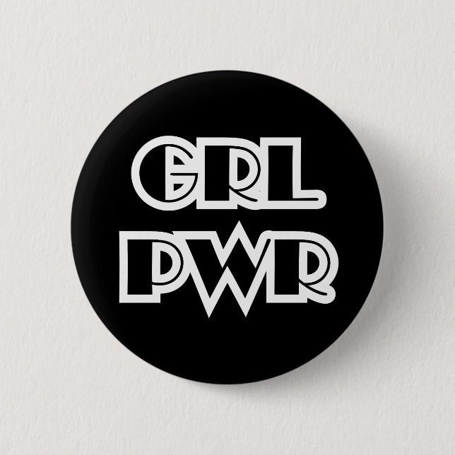 Girl Power Knapp (Framsida)
