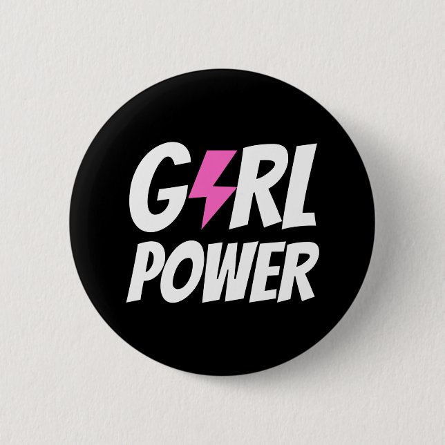 Girl Power Knapp (Framsida)