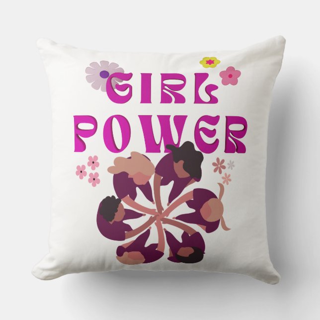 Girl Power Kudde (Framsida)