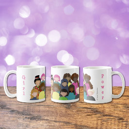 Girl Power | Kvinnor Firande kaffe mugg