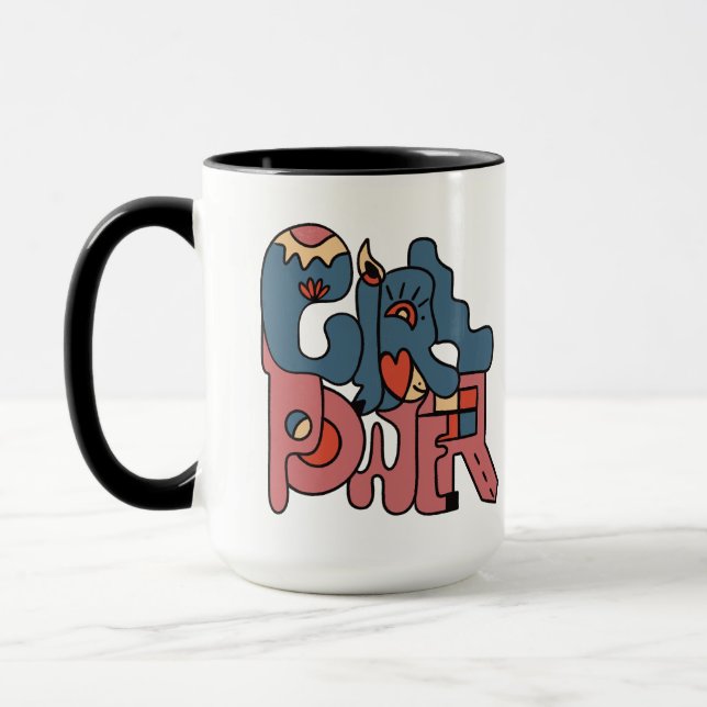Girl Power Mugg (Vänster)