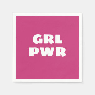 Girl Power Napkins Pappersservett