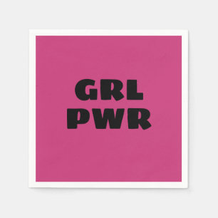 Girl Power Napkins Pappersservett