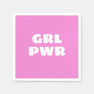 Girl Power Napkins Pappersservett