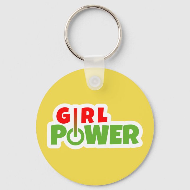 Girl Power Nyckelring (Framsida)