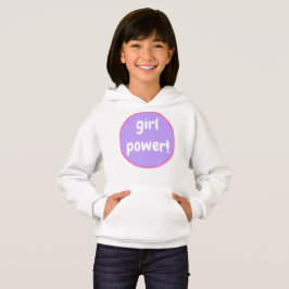 Girl Power on Rosa and Lila Hoodie Sweatshirt T Shirt