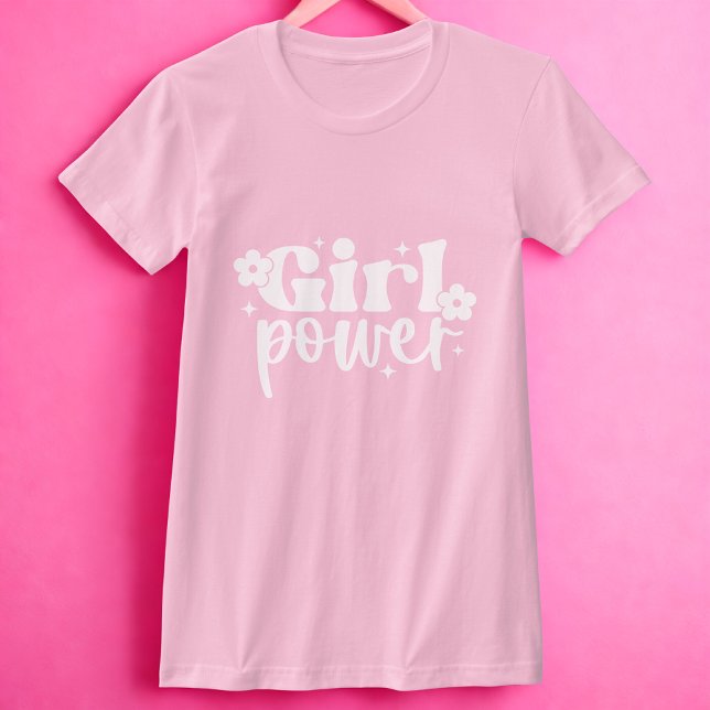 Girl Power Pink T Shirt (Skapare uppladdad)