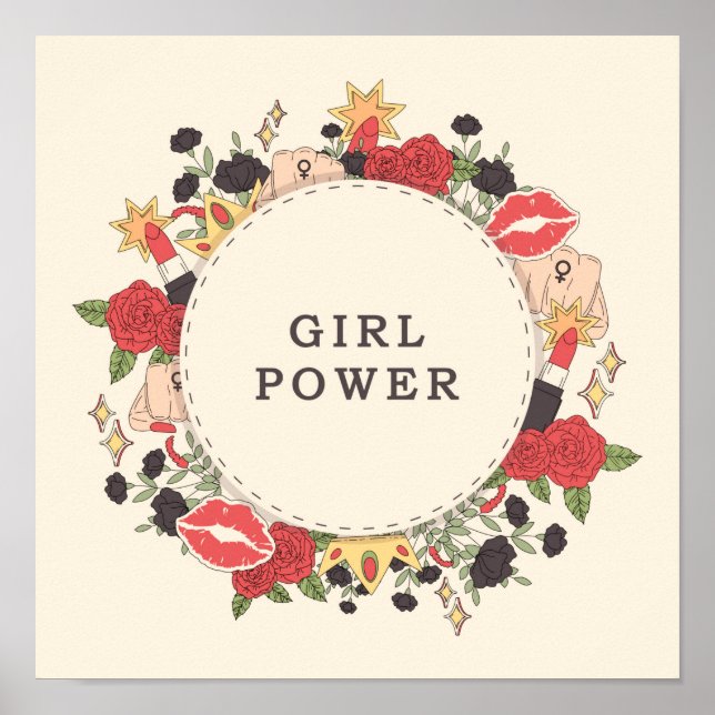 Girl Power Poster (Framsidan)