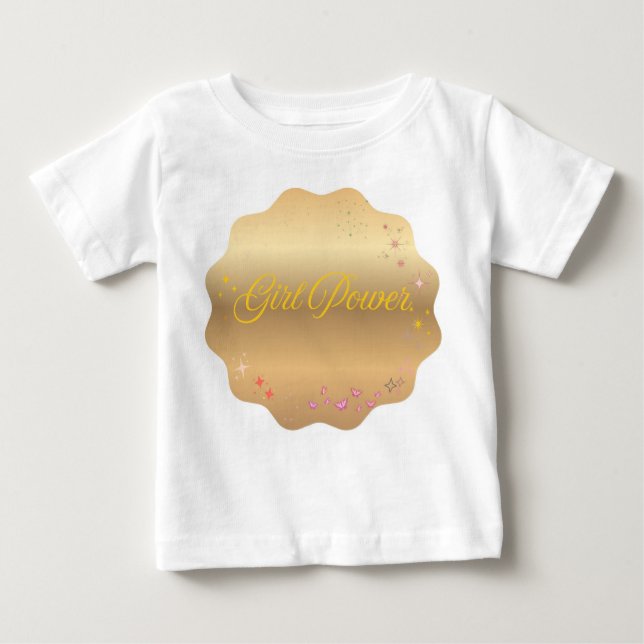 Girl Power Shape T Shirt (Framsida)