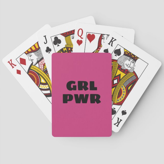 Girl Power - Spelkort (Baksidan)