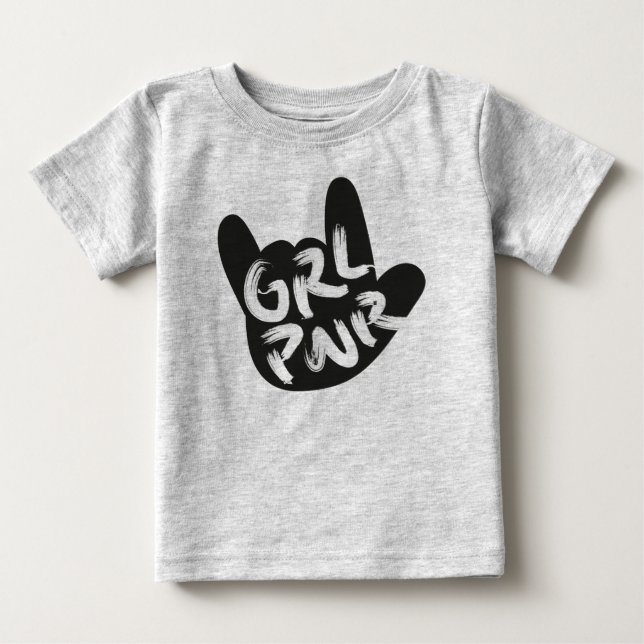 Girl Power Sten T-shirt (Framsida)